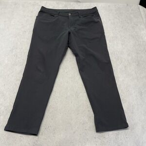 Men's Lululemon ABC Pants Classic LM5A87S Dark Gray Sz 34